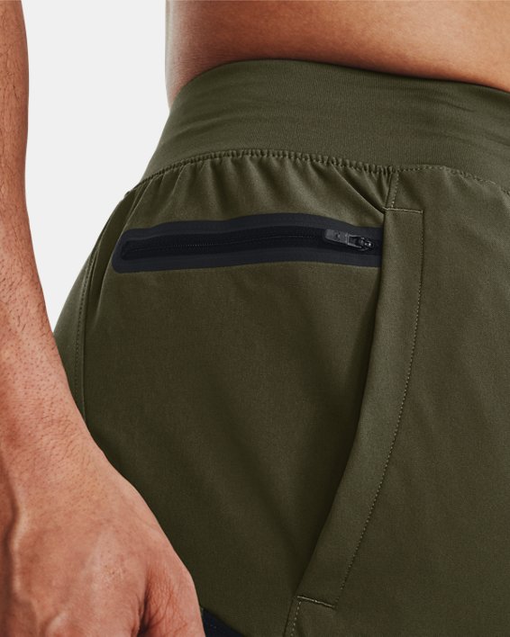 Men's UA Unstoppable Hybrid Pants, Green, pdpMainDesktop image number 3